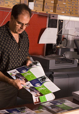 Color Copy Printing Staff.