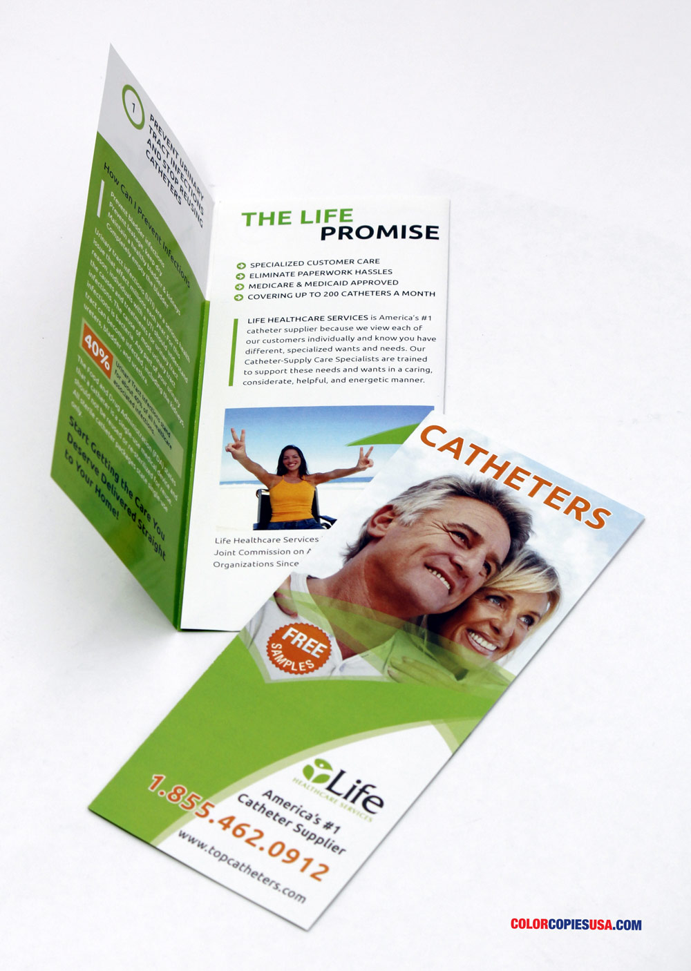 Brochure folded in half ColorCopiesUSA Work Brochure folded in half ColorCopiesUSA Work
