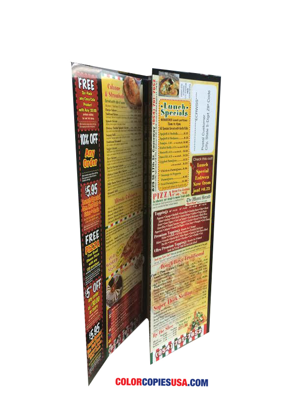 Menu Direct EDDM Mailing ColorCopiesUSA Work Menu Direct EDDM Mailing ColorCopiesUSA Work