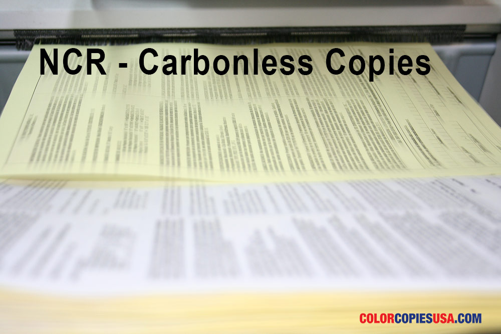 NCR Carbonless Copies ColorCopiesUSA Work NCR Carbonless Copies ColorCopiesUSA Work