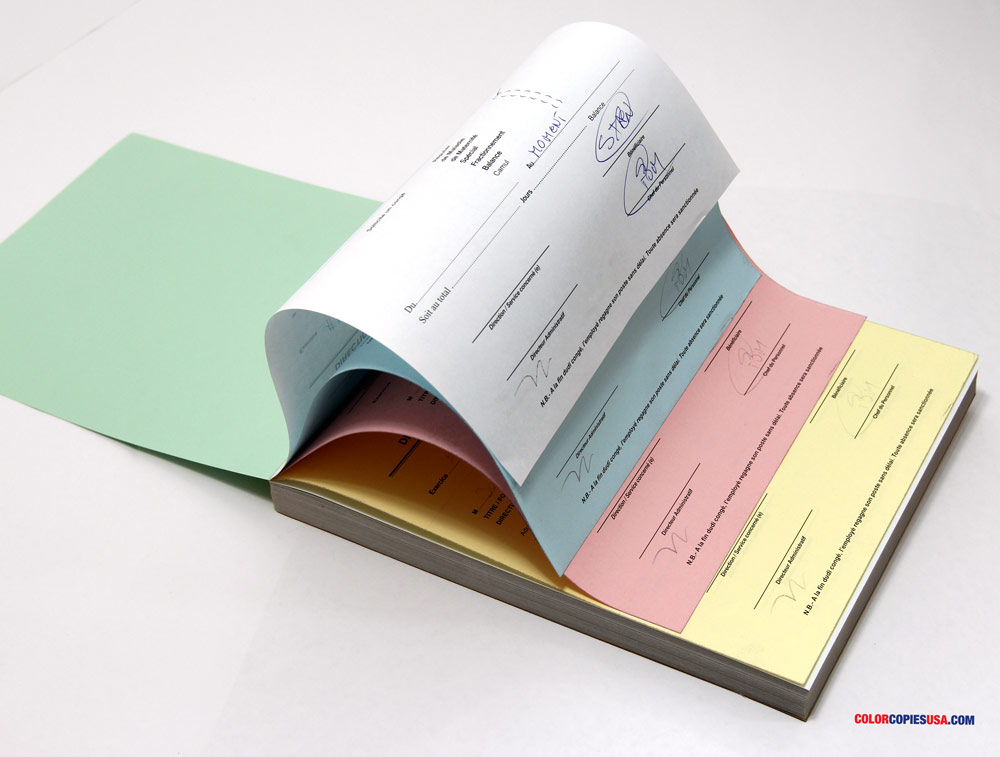 NCR Carbonless Forms ColorCopiesUSA Work NCR Carbonless Forms ColorCopiesUSA Work