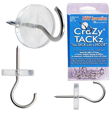 Thumb tacks with a hook