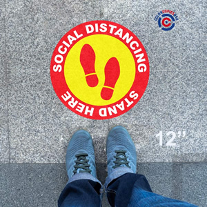 Floor Decals Social Distancing